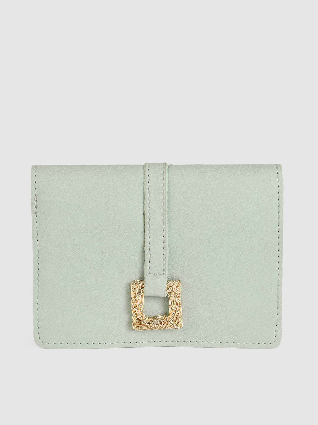 

Baggit Women Sea Green Solid Two Fold Wallet