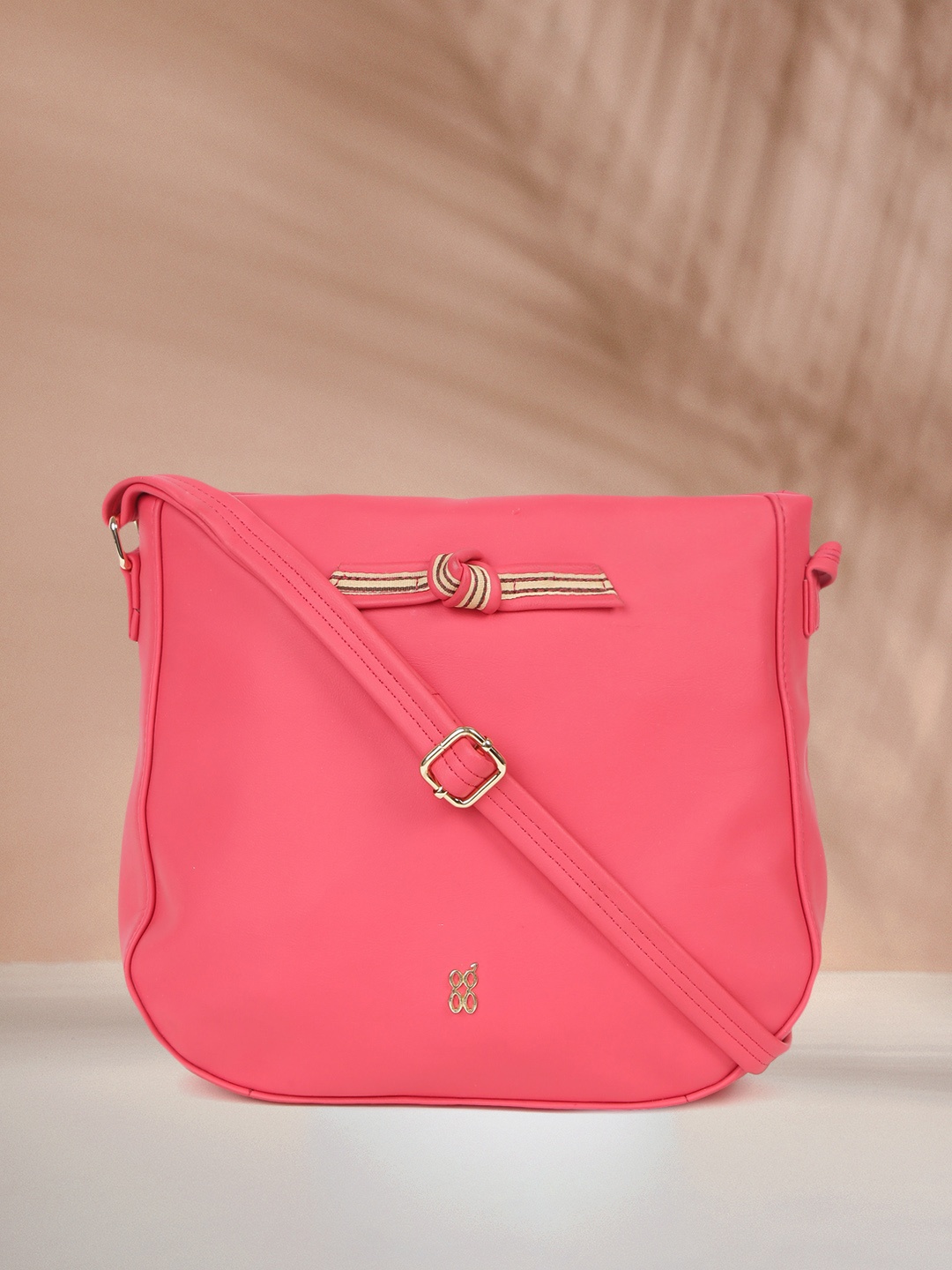 

Baggit Pink Solid LXE LEPPY E DIEGO Sling Bag