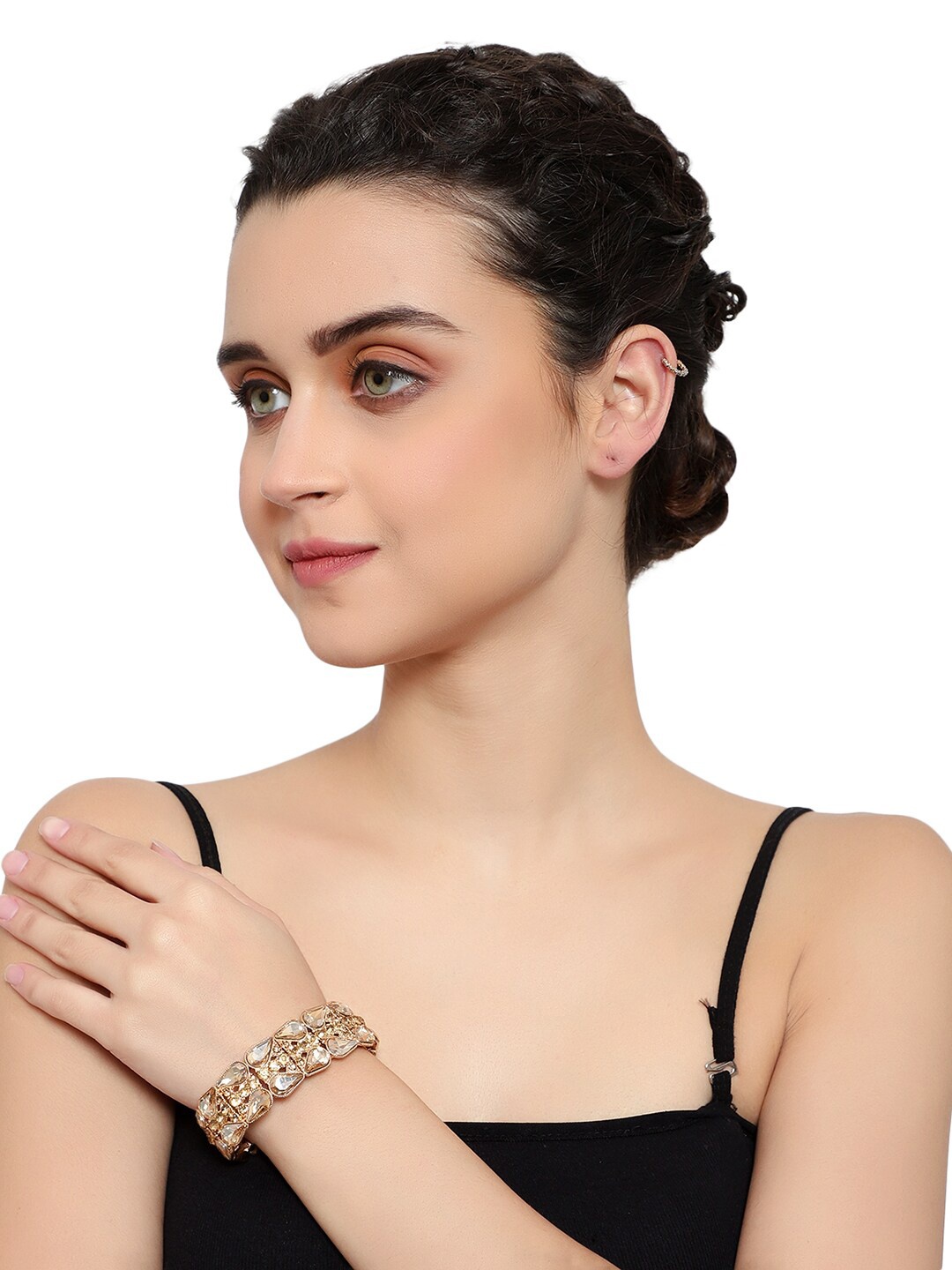 

Mali Fionna Gold-Toned Elasticated Bracelet