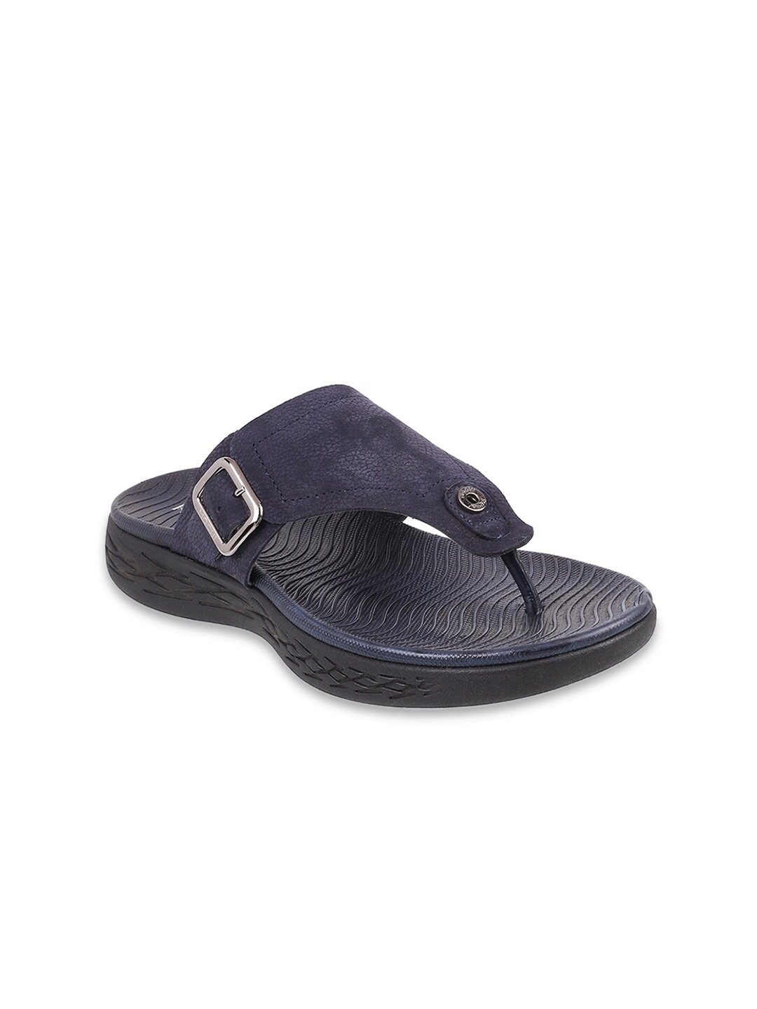 

Mochi Men Navy Blue Comfort Sandals