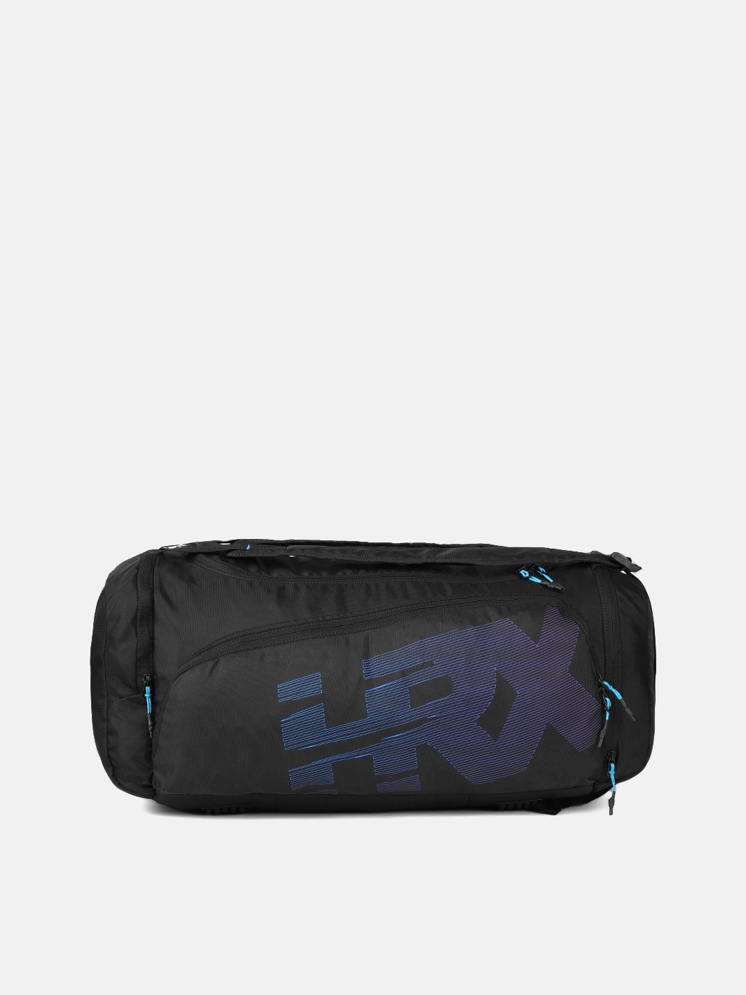 

HRX by Hrithik Roshan Unisex Black Active Tennis Duffel Bag cum Backpack