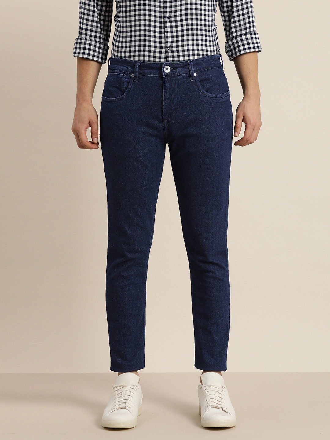 

ether Men Blue Slim Fit Stretchable Jeans