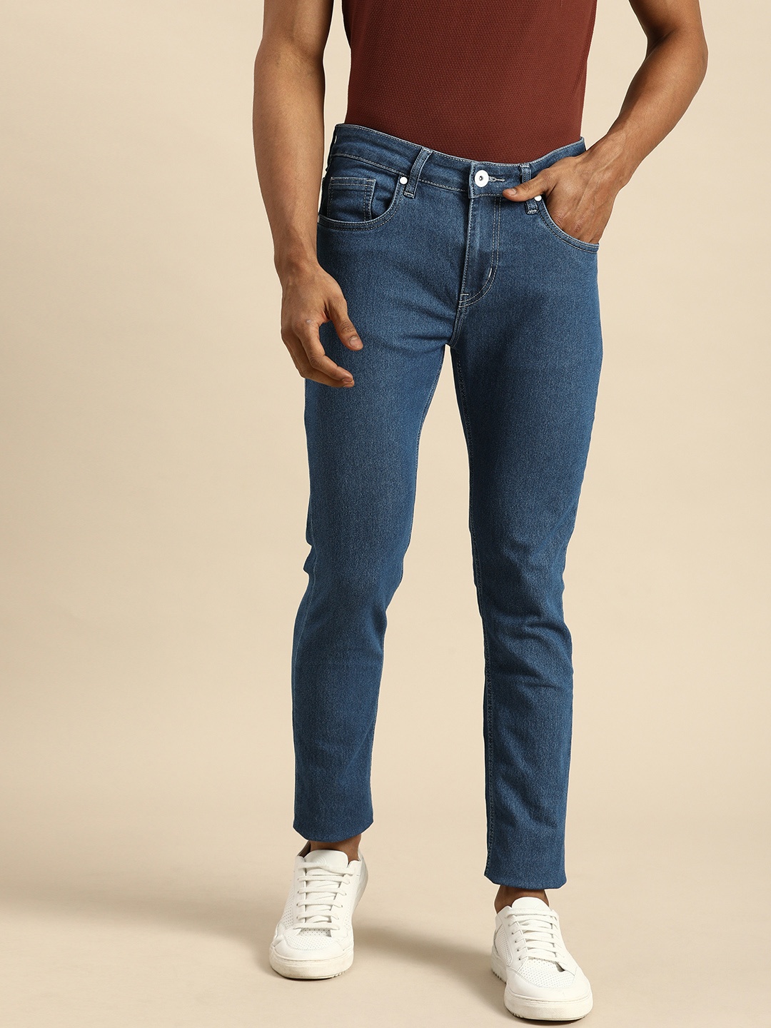 

ether Men Blue Skinny Fit Stretchable Jeans