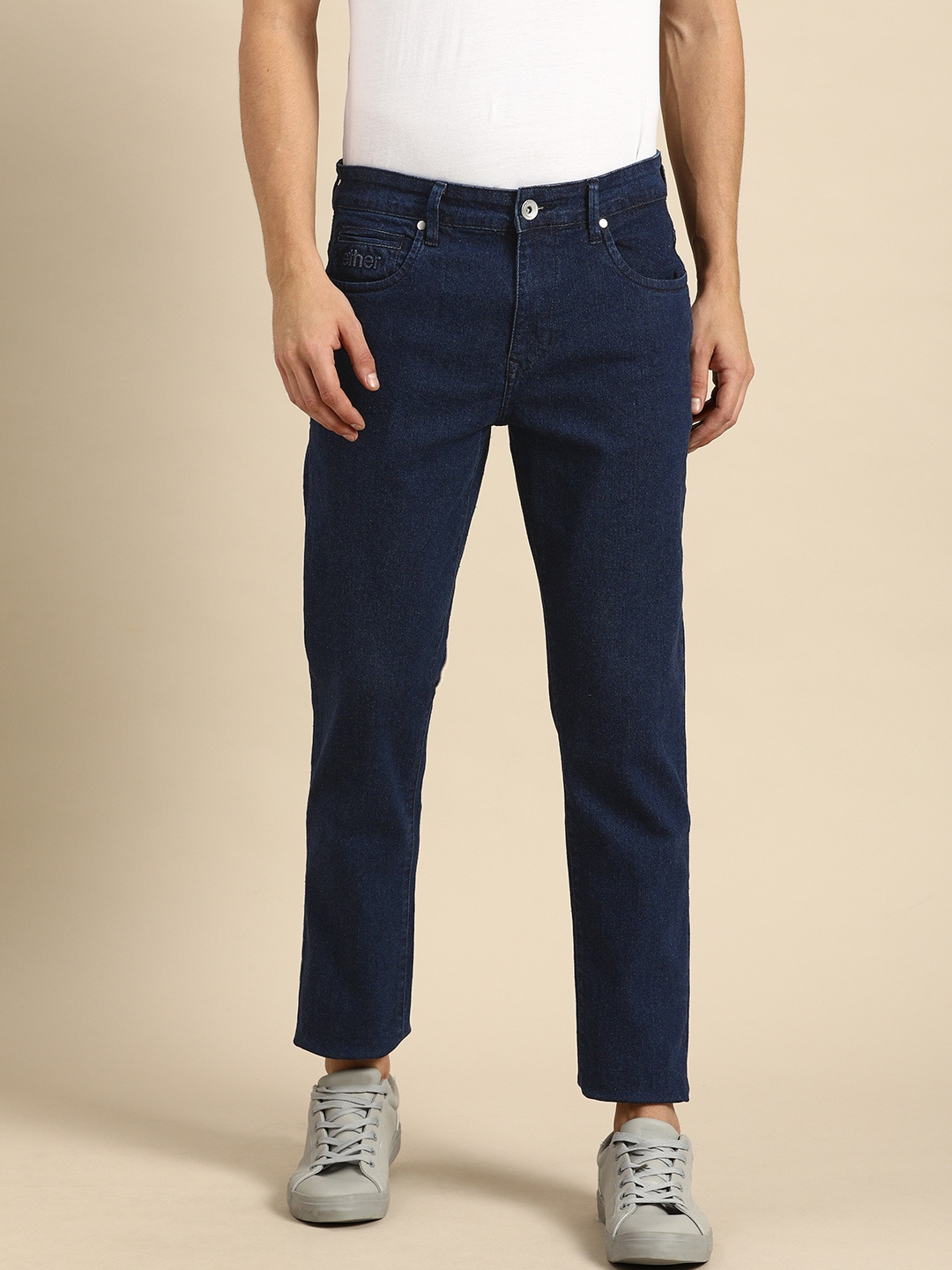 

ether Men Blue Clean Look Stretchable Jeans