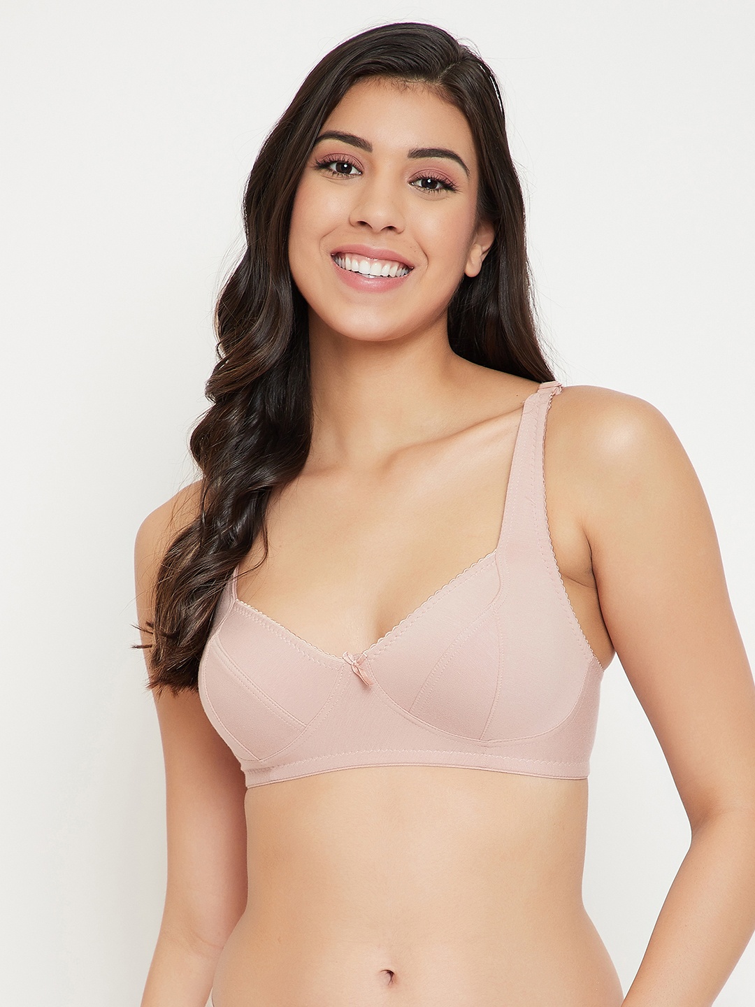 

Clovia Nude-Coloured Non-Wired All Day Comfort Cotton Everyday Bra