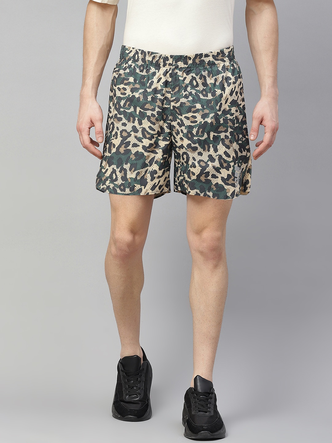 

ADIDAS Men Beige Printed Regular Fit Sports Sustainable Shorts