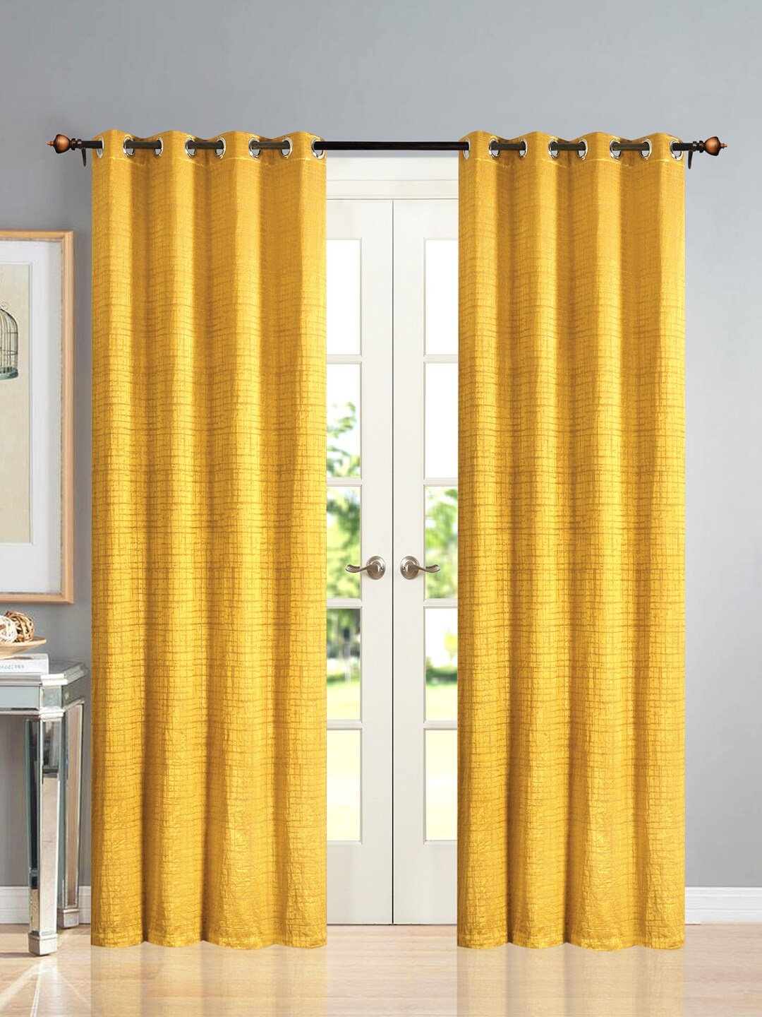 

Deco Window Yellow Set of 2 Curtains