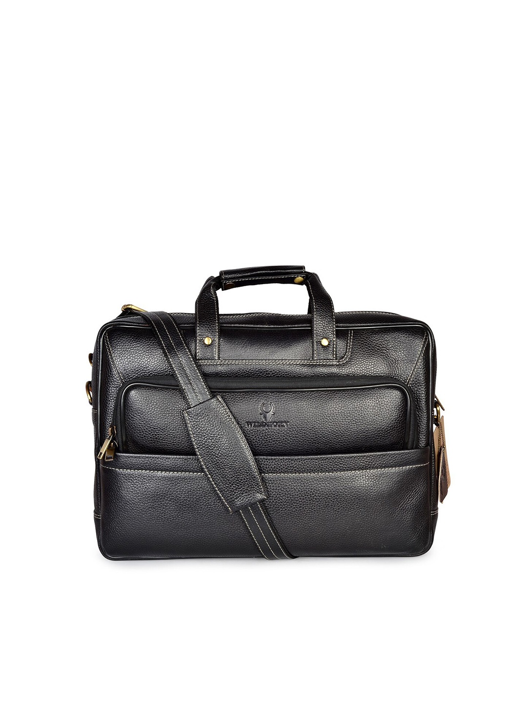 

WildHorn Men Black Solid 16" Laptop Bag