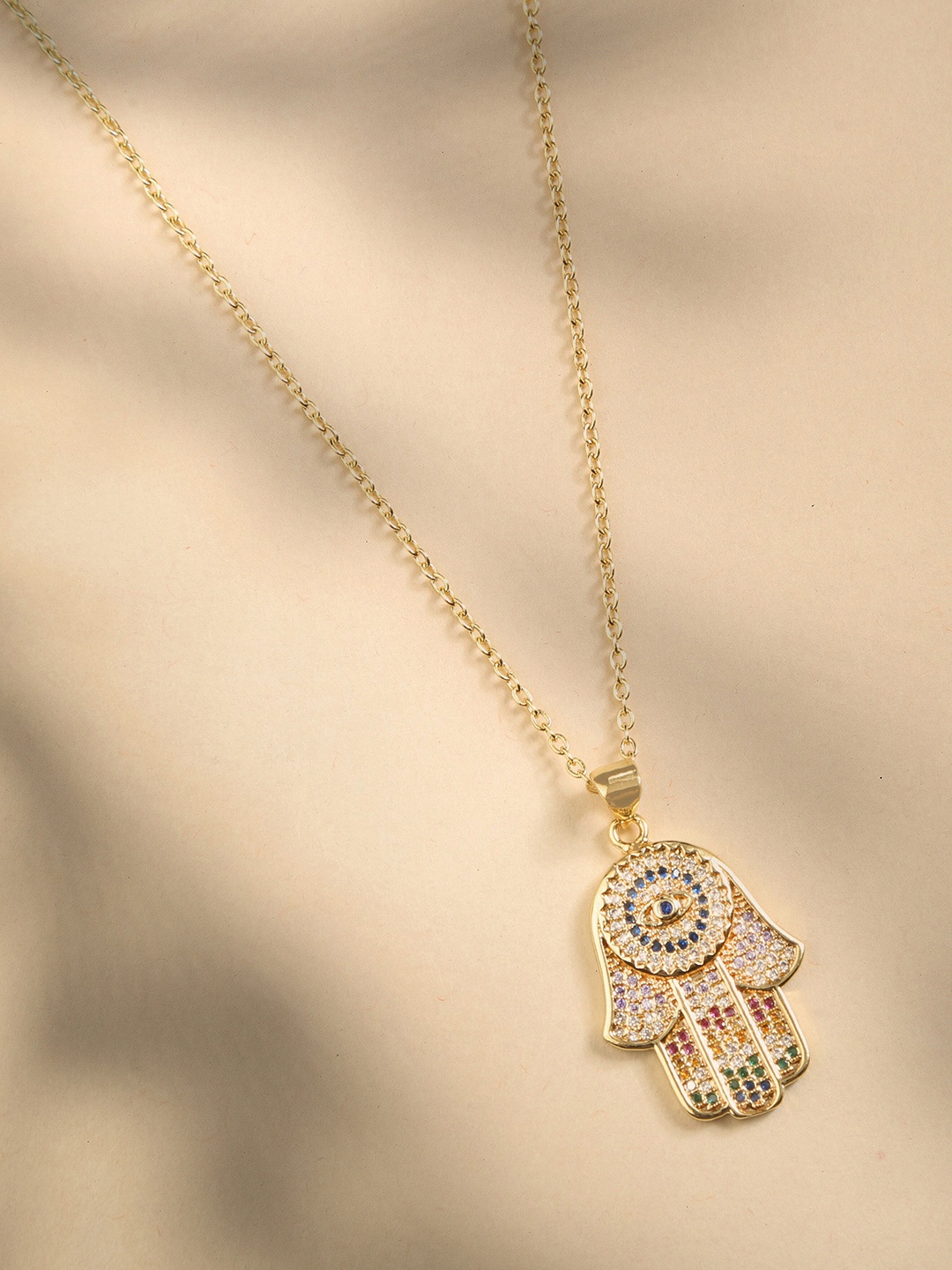 

Bigsmall Gold-Toned Metal Handcrafted Necklace