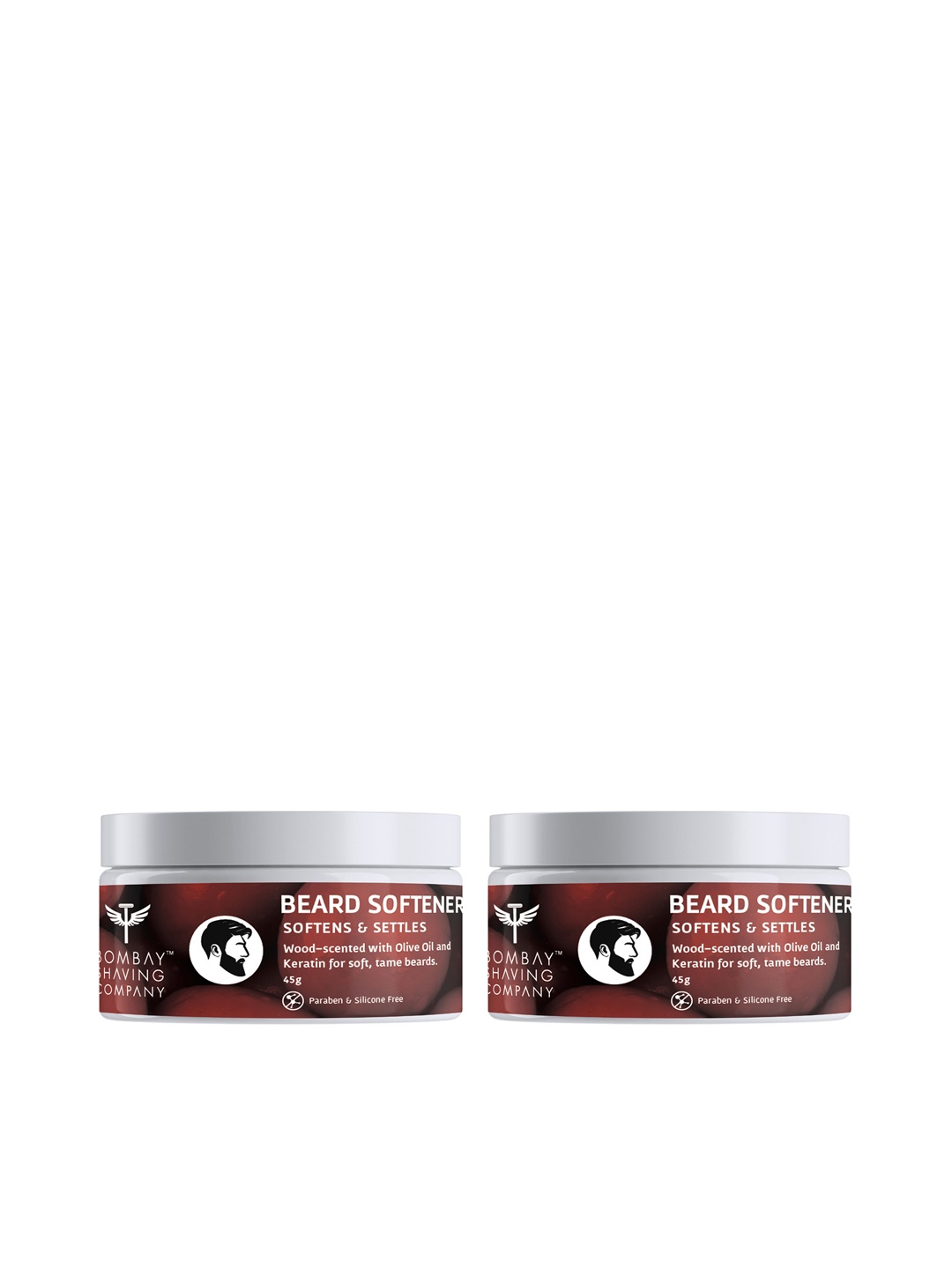 

Bombay Shaving Company Men Set of 2 Beard Softeners, Brown