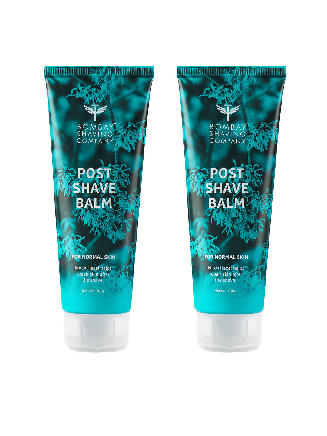 

Bombay Shaving Company Men Set of 2 Tea Tree Oil Enriched Post Shave Balms, Blue