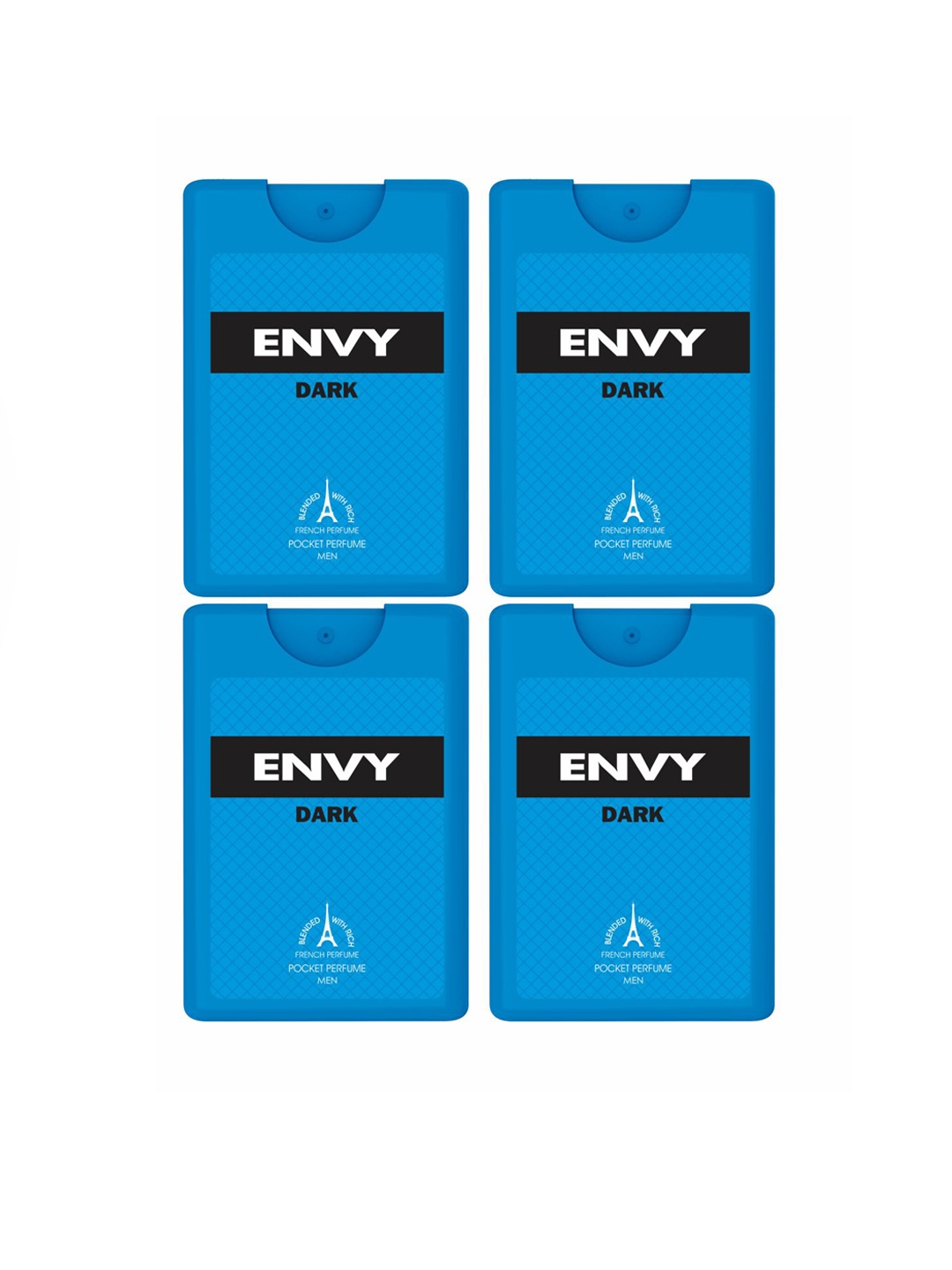 

Envy Men Set of 4 Pocket Perfumes - Dark, Blue