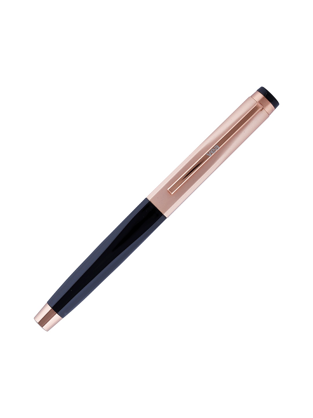 

VEA Navy Blue Rose Gold-Plated CDR Half Sartin Ballpoint Pen