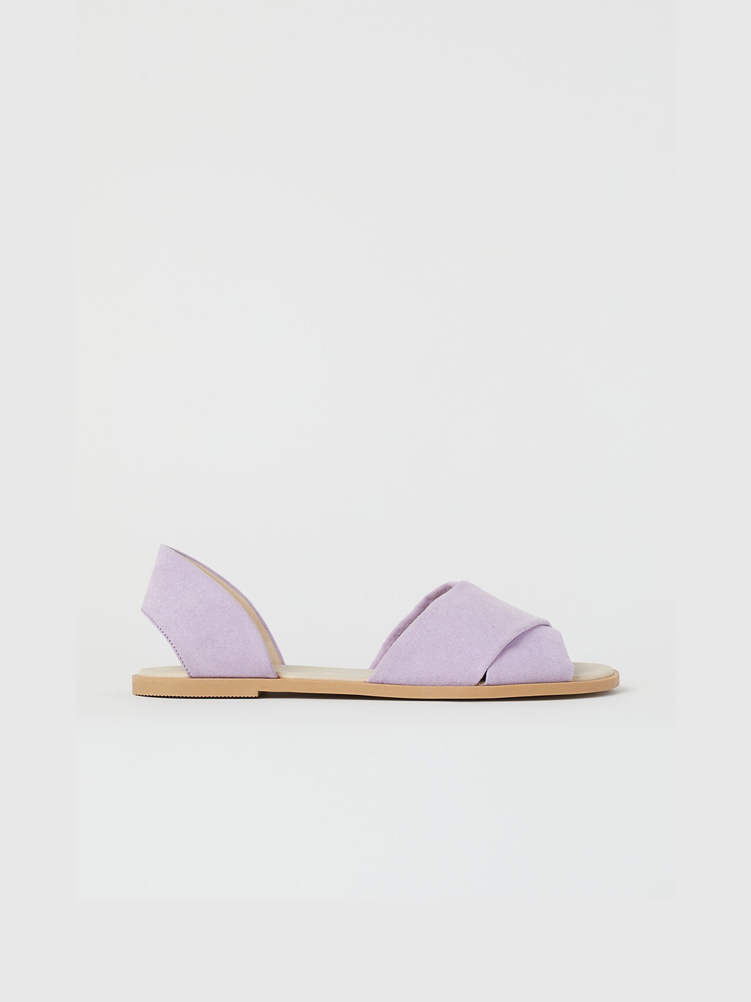 

H&M Women Purple Solid Sandals