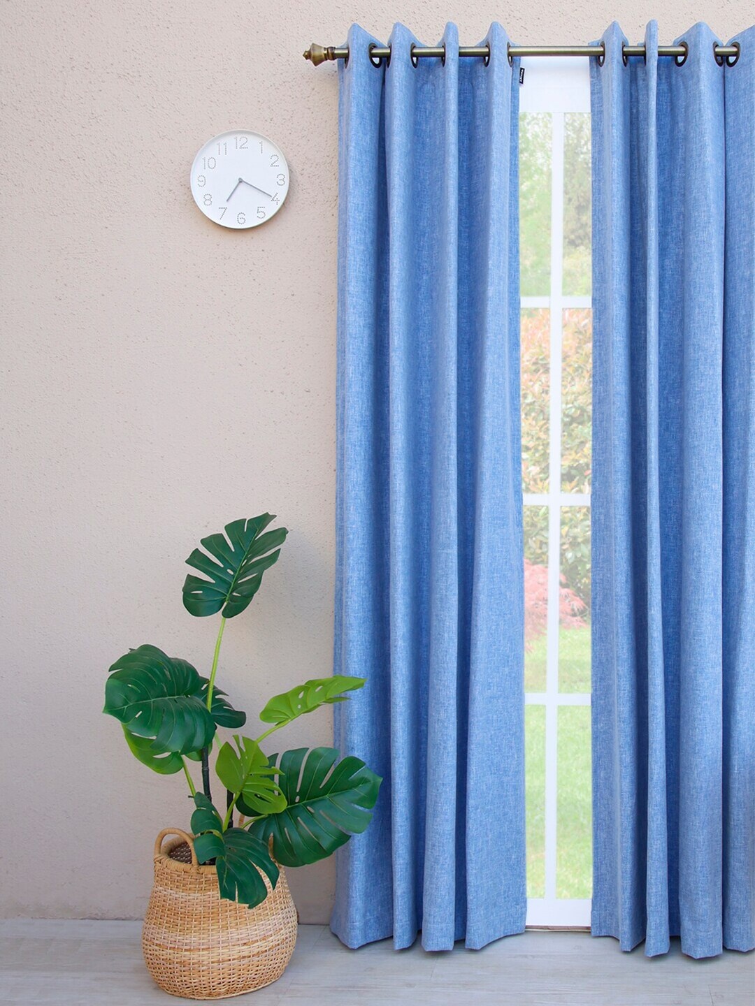 

Ariana Blue Single Room Darkening Curtain
