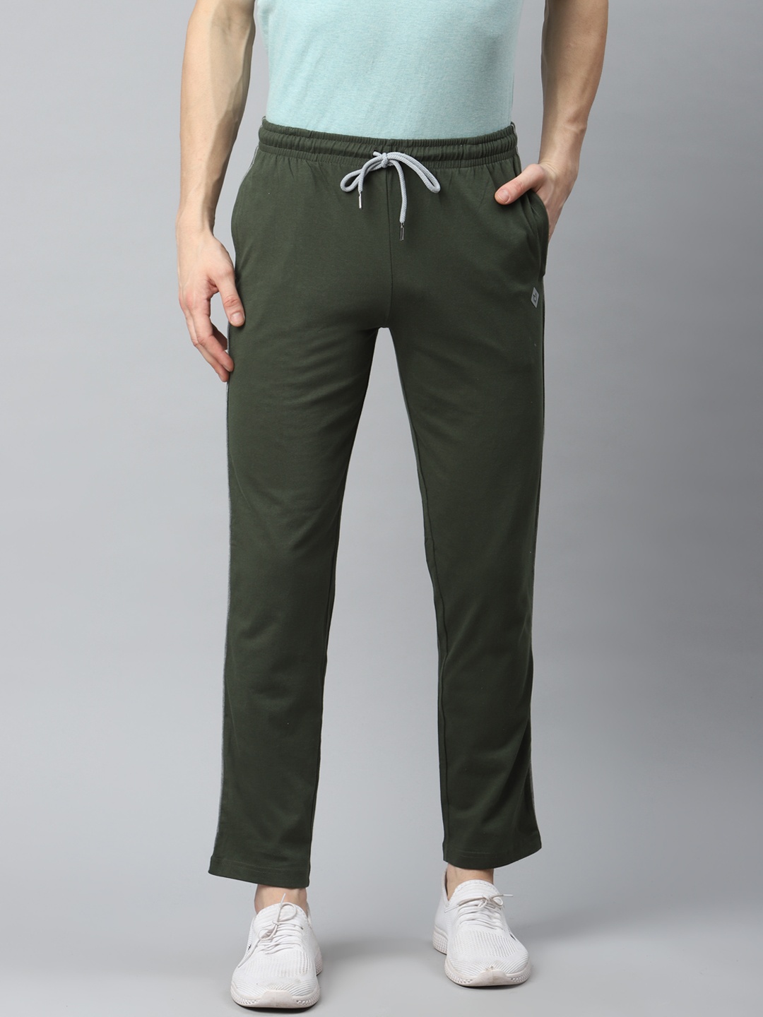

Almo Wear Men Green Solid Track Pants
