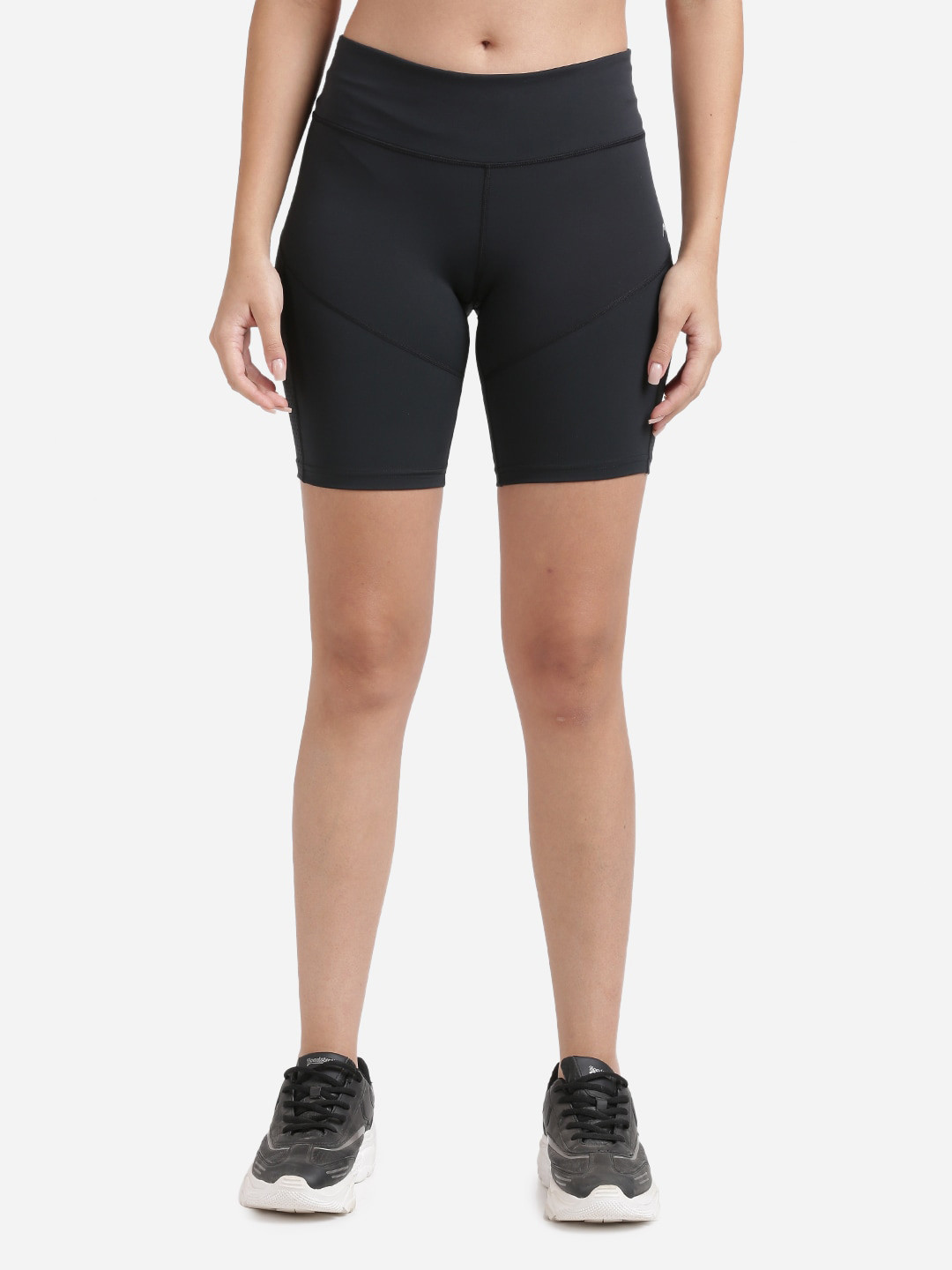 

Head Women Black Sports Stripe Detail Cycling Shorts