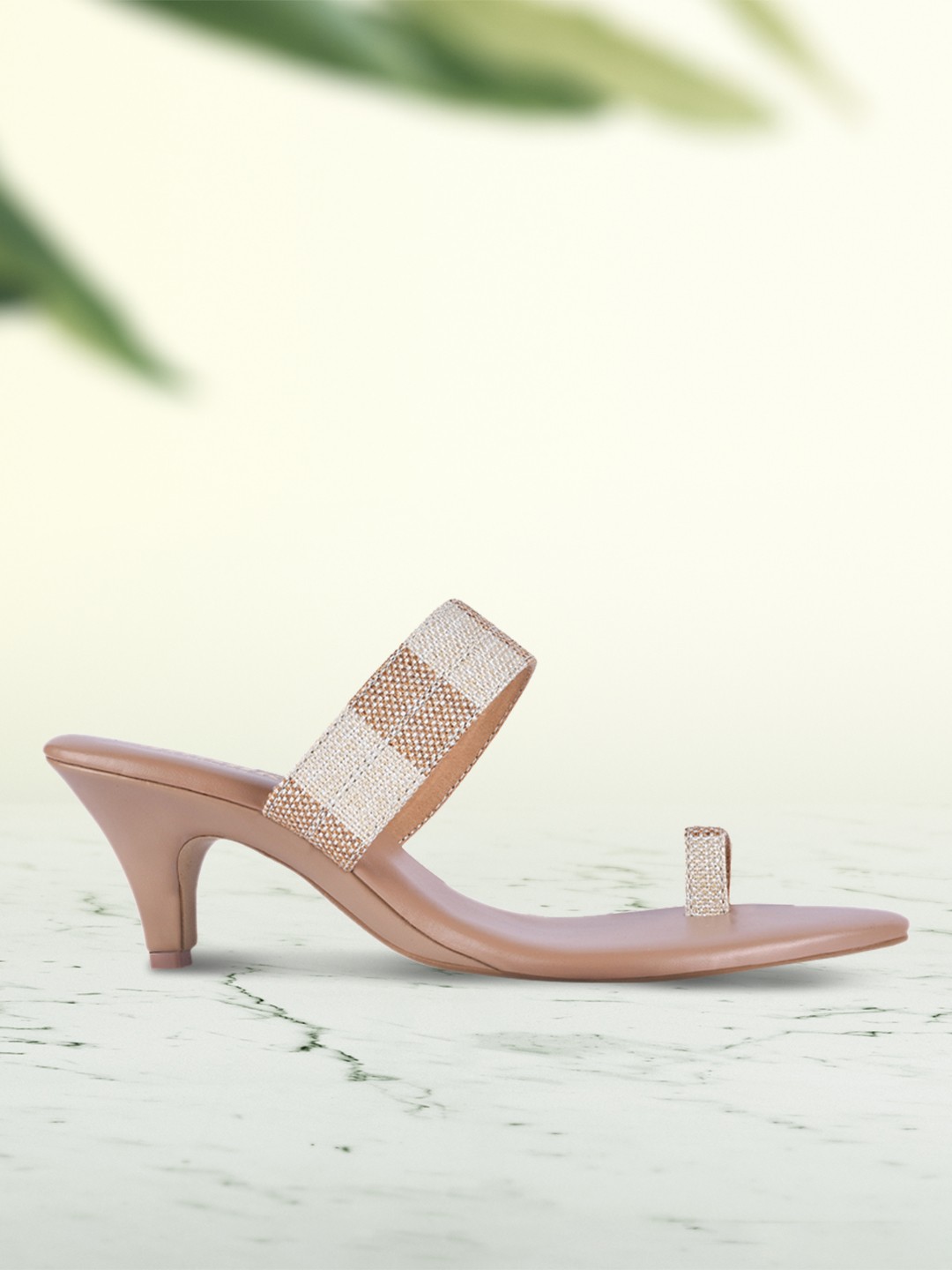 

Anouk Women Beige & Tan Woven Design Sandals