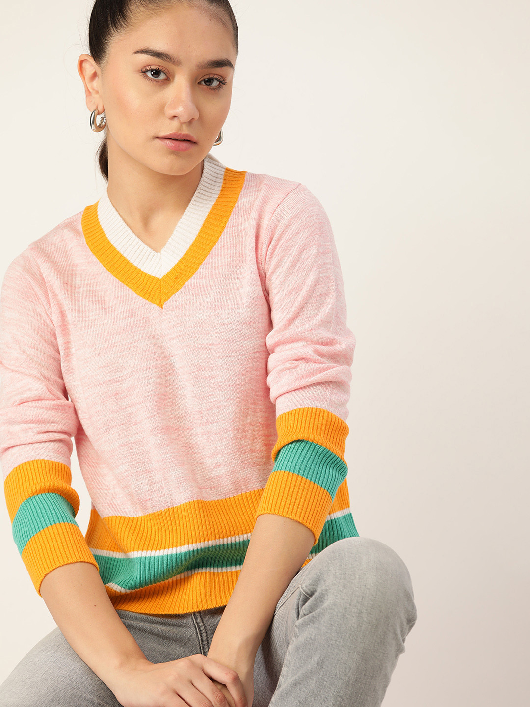 

DressBerry Women Pink Pullover