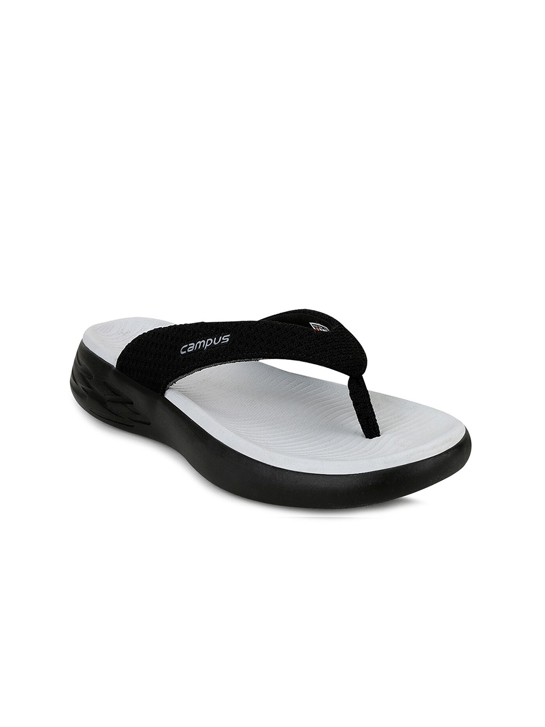 

Campus Women Black Solid Thong Flip-Flops