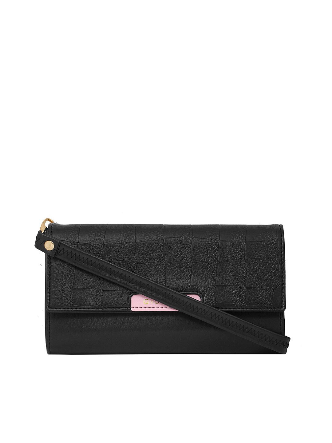 

GIORDANO Women Black Textured Envelope