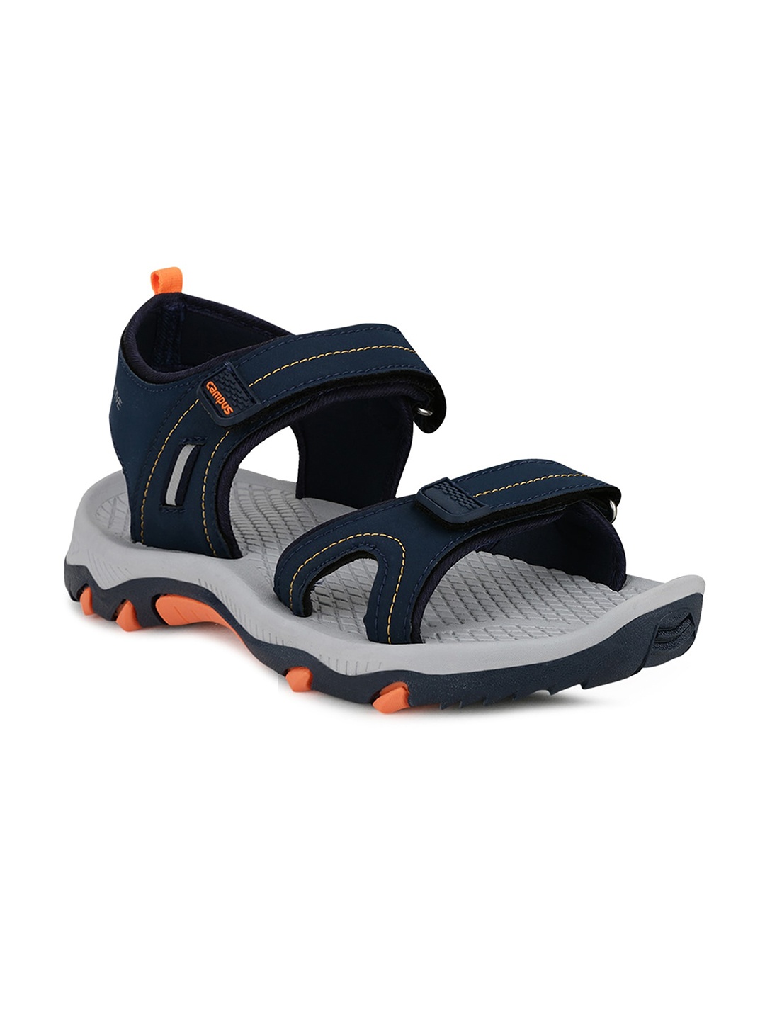 

Campus Men Navy Blue Solid Sports Sandals