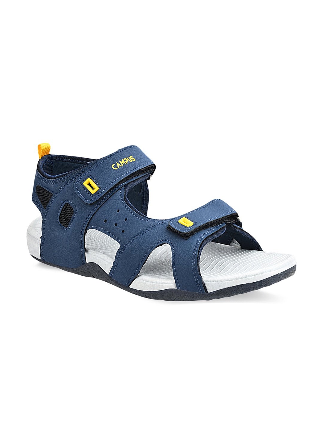 

Campus Men Navy Blue Solid Anti-Fungal & Anti-Allergy Sports Sandal