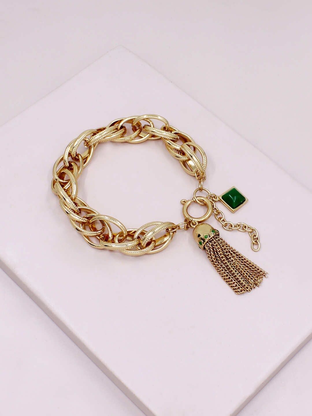 

Runway Ritual Gold-Plated Link Bracelet