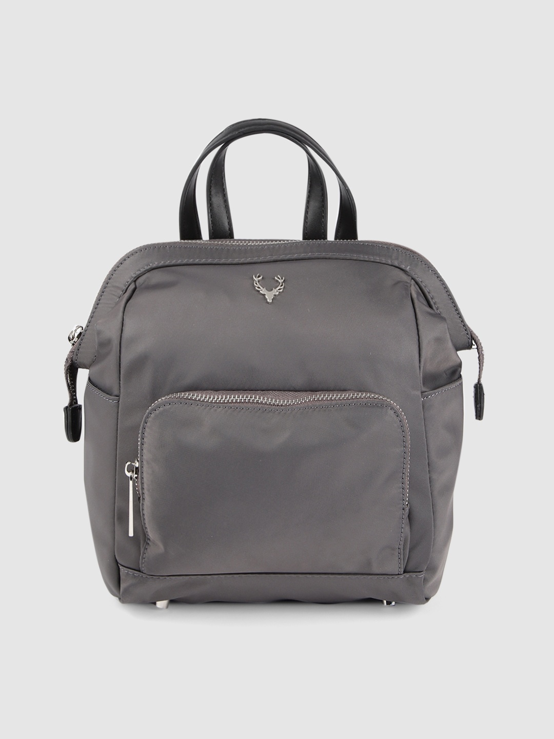 

Allen Solly Women Grey Solid Backpack cum Handbag