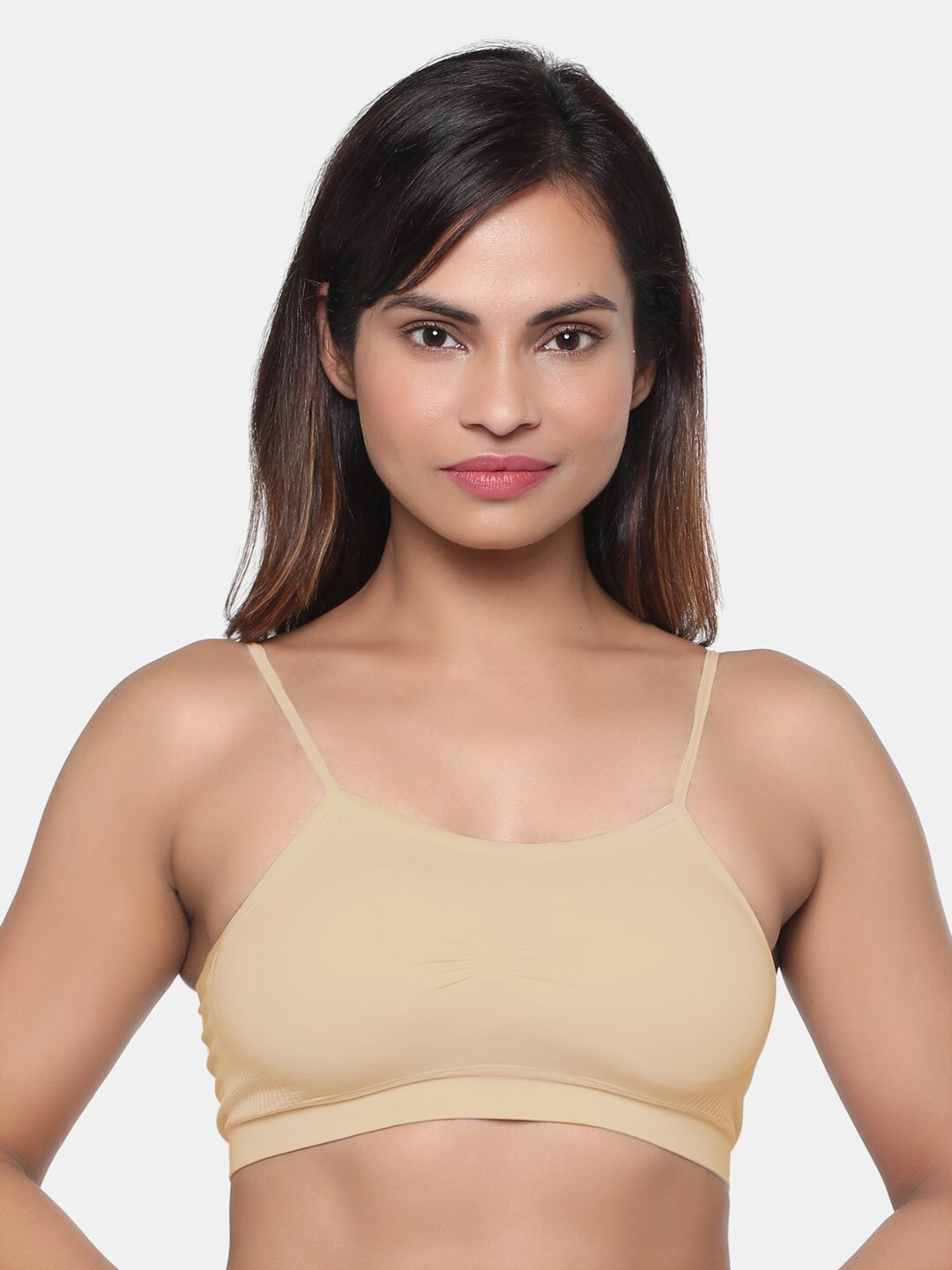 

miorre Nude-Coloured Solid Non-Wired Lightly Padded Beginners Bra