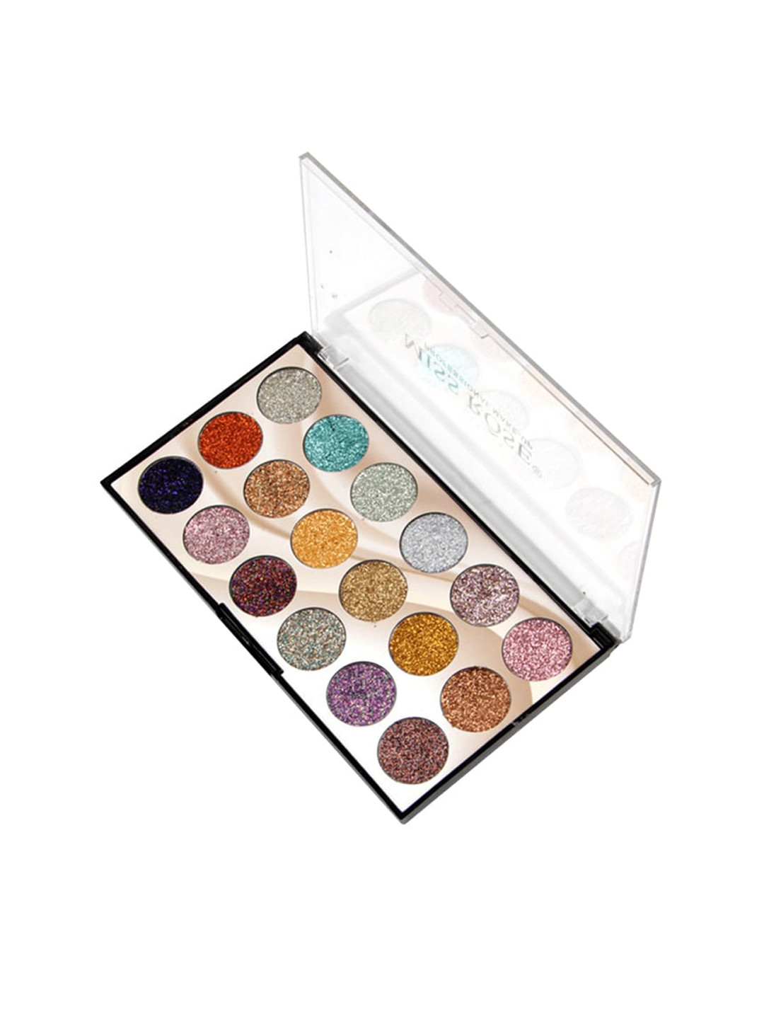 

MISS ROSE 18 Color Glitter Eyeshadow Palette, Multi