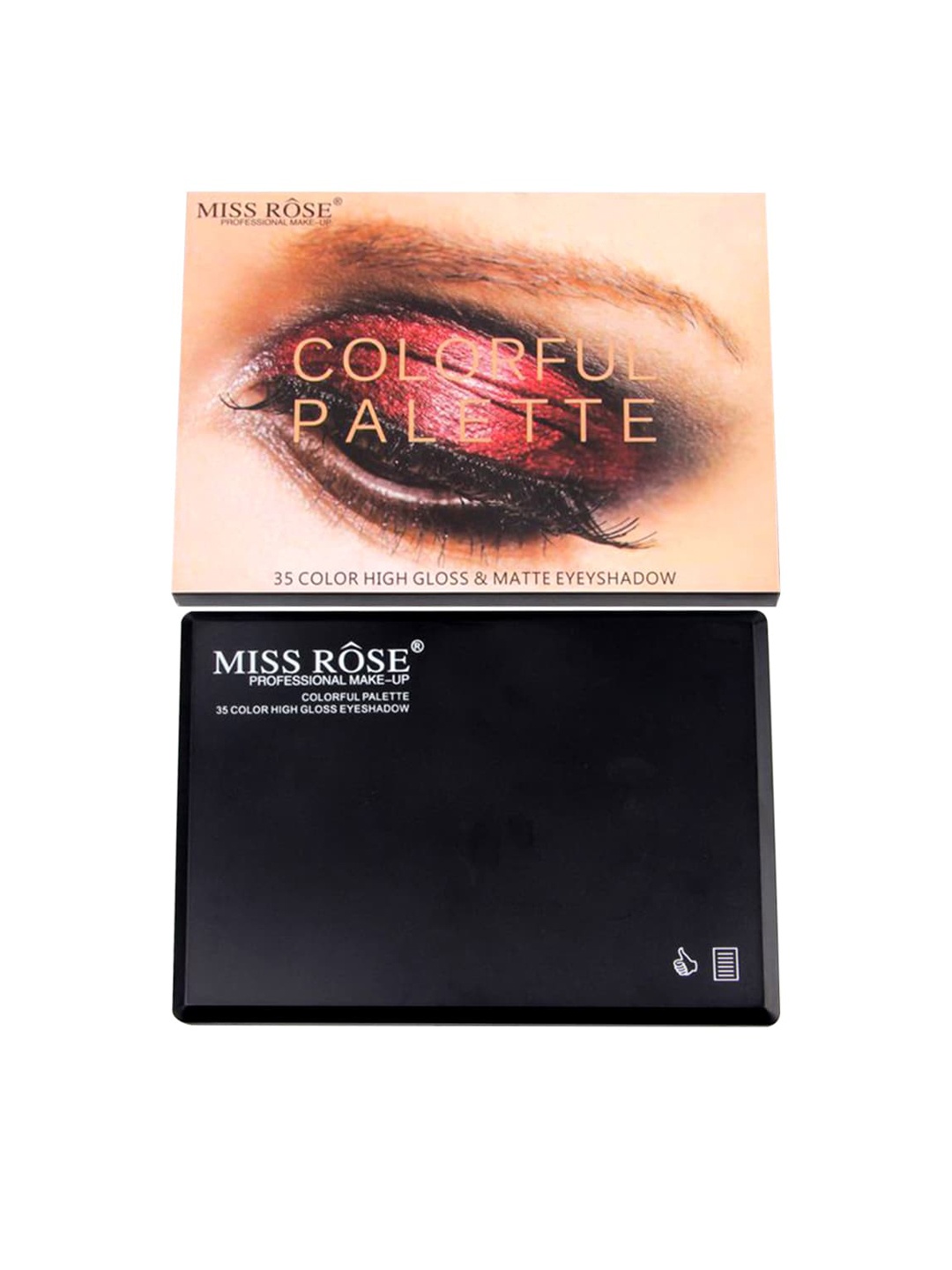 

MISS ROSE High Gloss & Matte Colorful Eyeshadow Palette, Multi