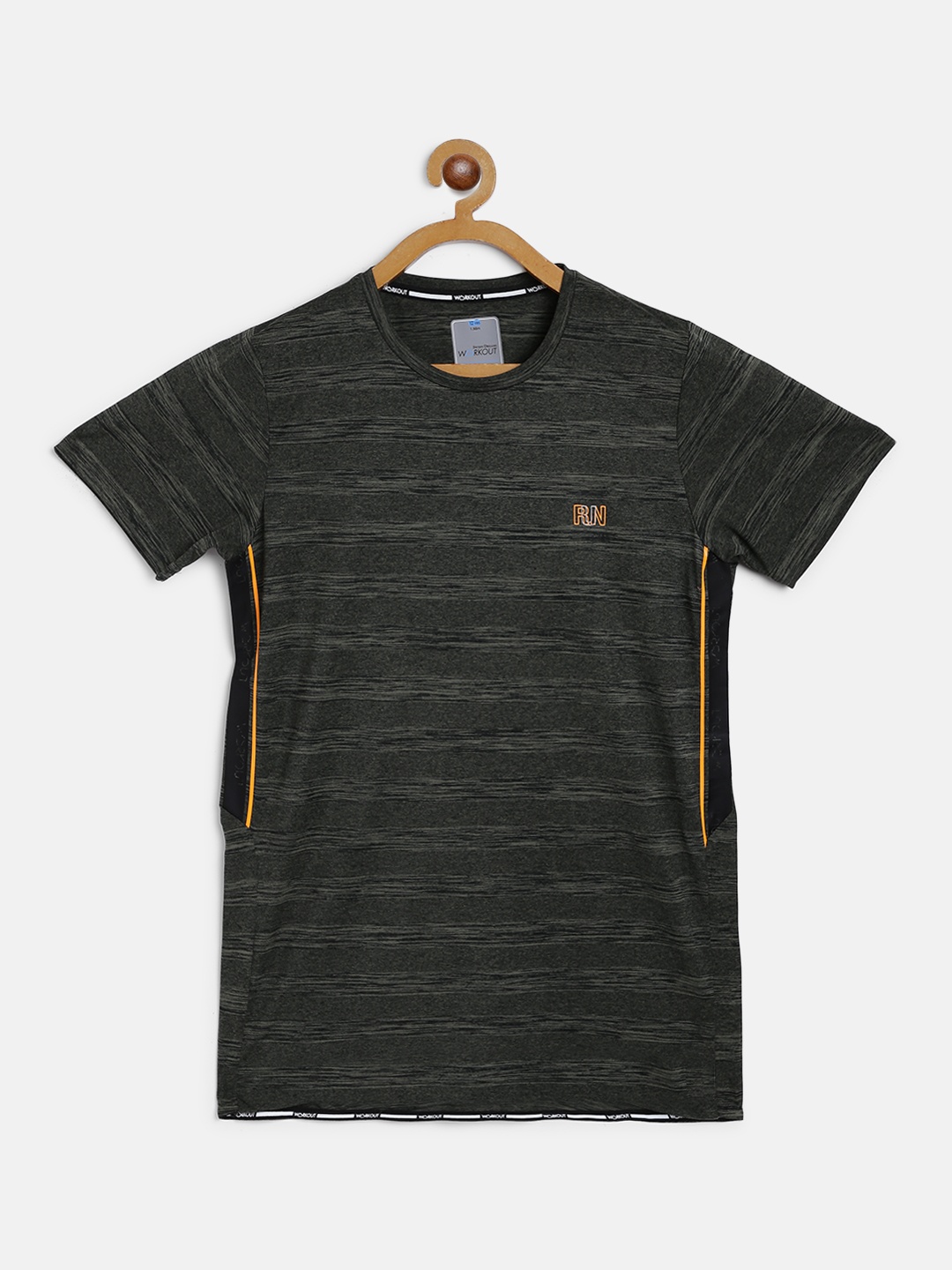 

Sweet Dreams Boys Olive & Black Striped Lounge T-shirt