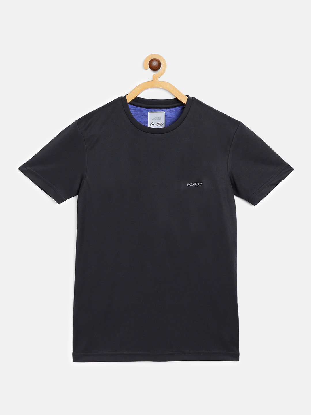 

Sweet Dreams Boys Black Solid Cotton Lounge T-shirt
