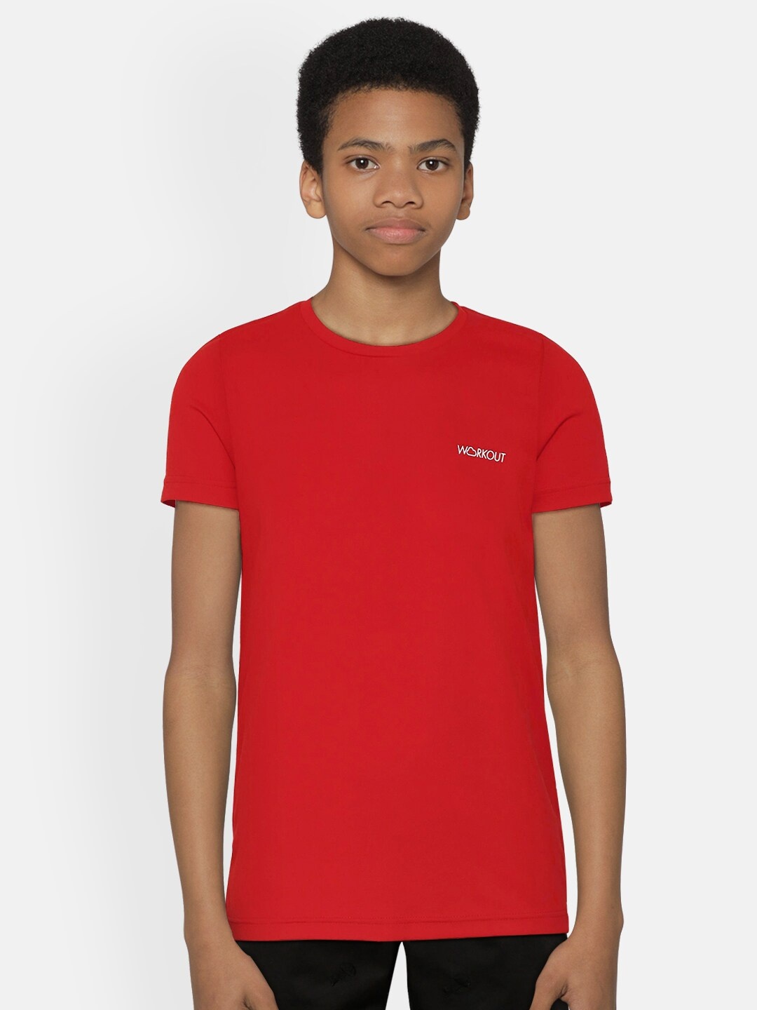 

Sweet Dreams Boys Red Solid T-shirt