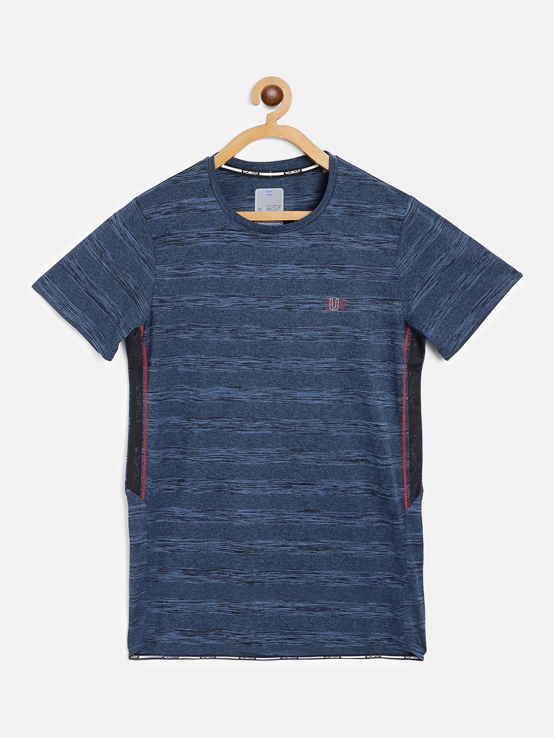 

Sweet Dreams Boys Navy Blue & Black Striped Lounge T-shirt