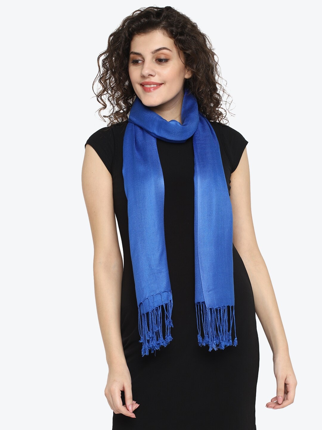 

Aditi Wasan Women Blue Solid Stole