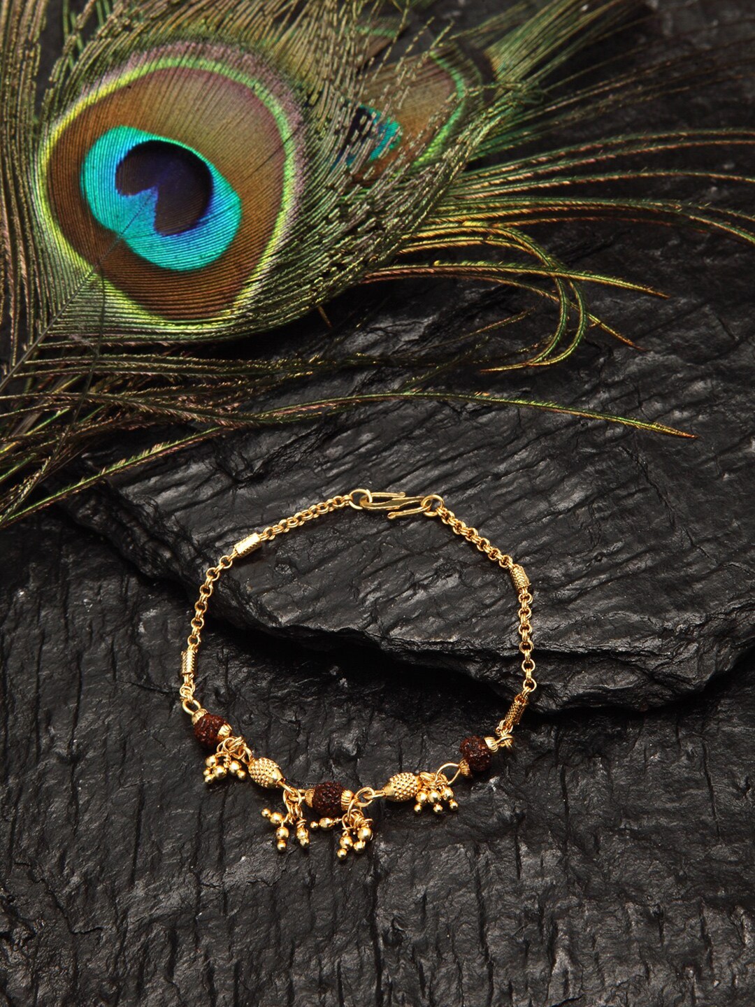 

DUGRISTYLE Gold-Plated Charm Bracelet