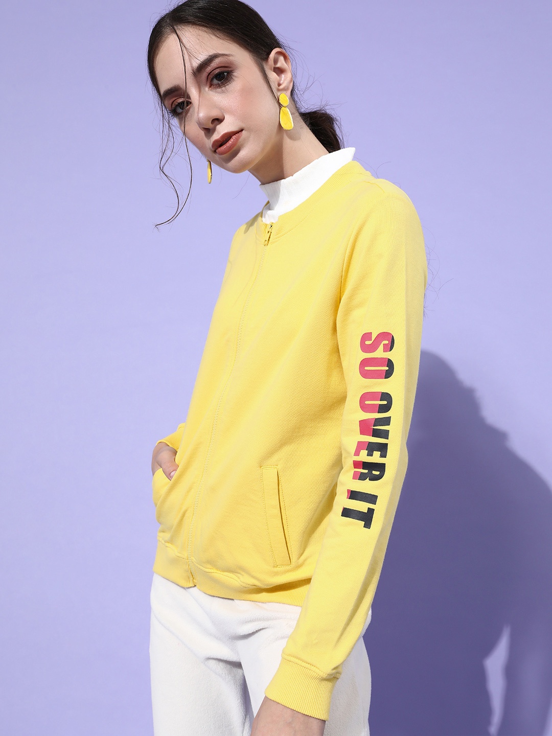 

DressBerry Women Yellow Sweatshirt