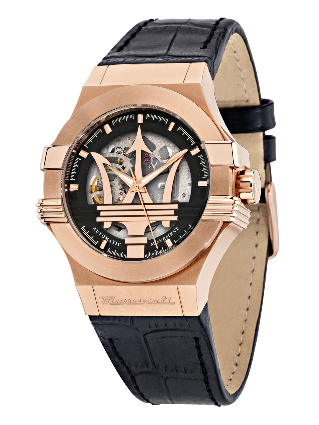 

Maserati Men Gold & Black Analogue Watch