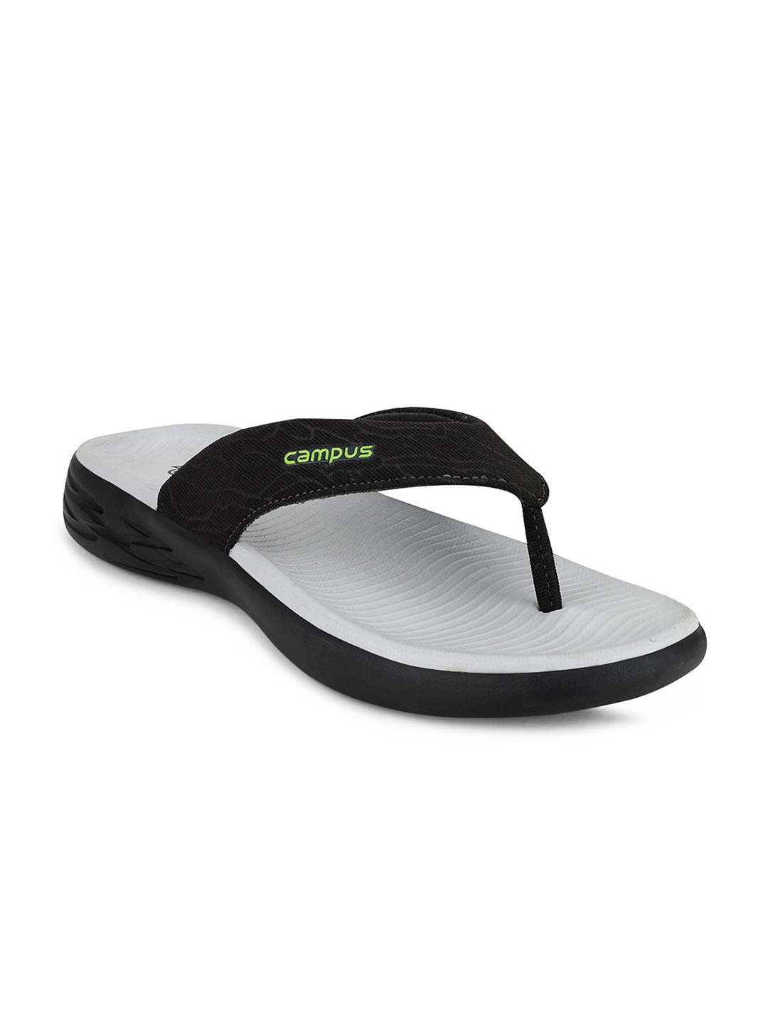 

Campus Men Black Solid Thong Flip-Flops