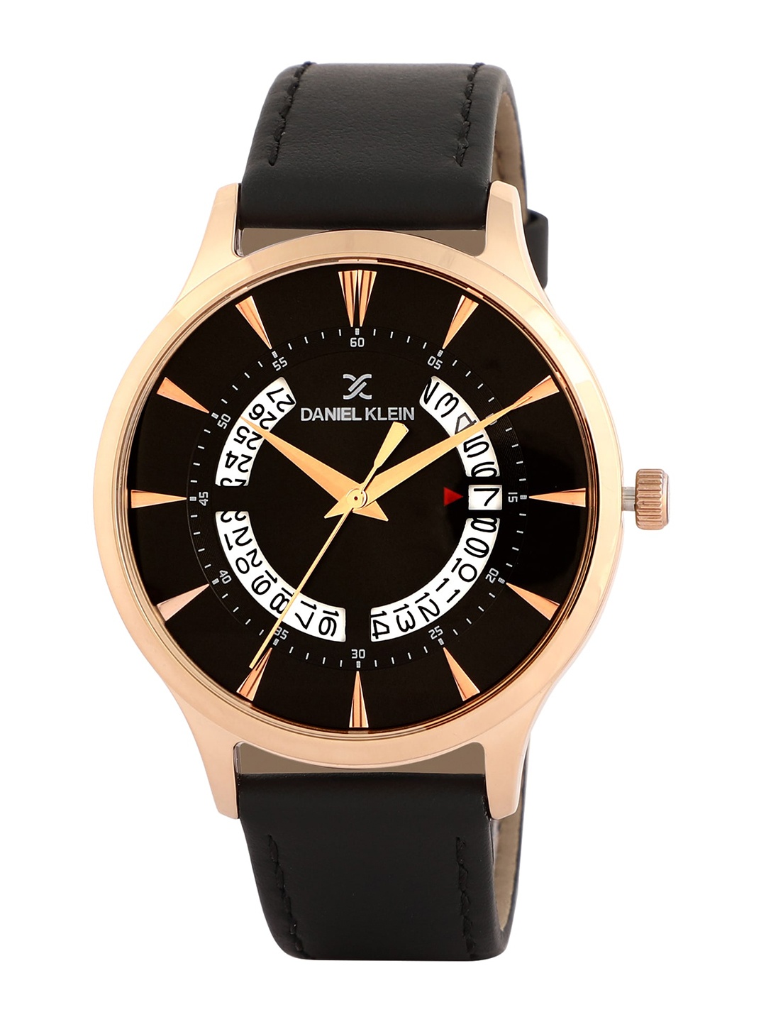 

Daniel Klein Men Black & Gold-Toned Analogue Watch