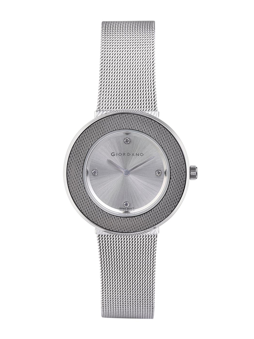 

GIORDANO Women Silver-Toned Analogue Watch