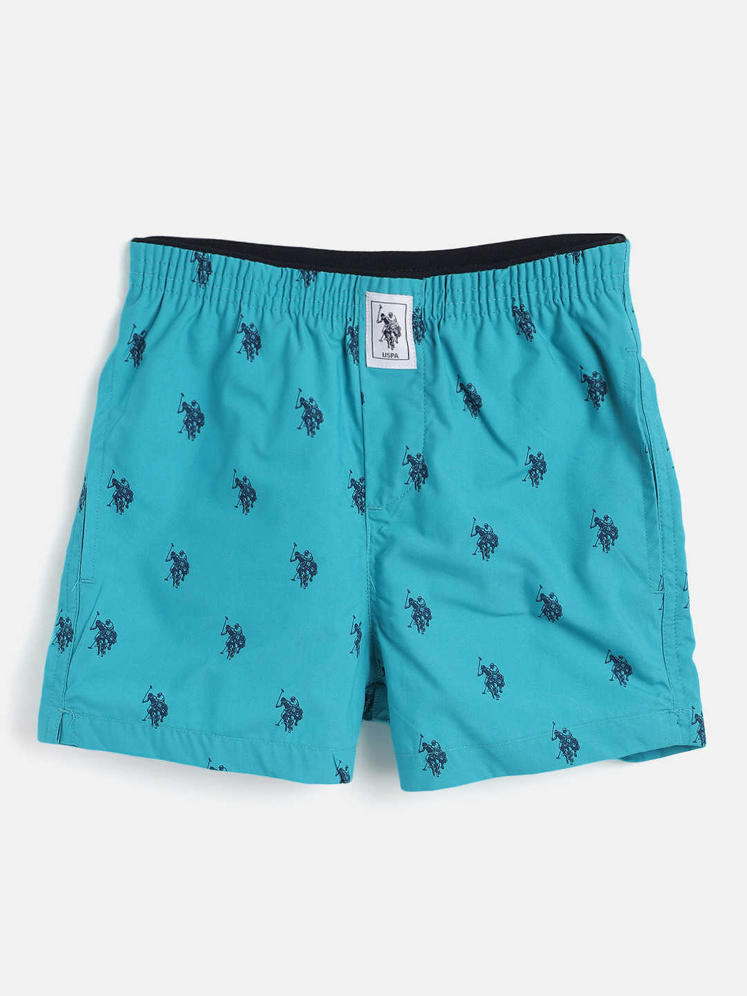

U.S. Polo Assn. Kids Boys Blue Brand Logo Print Boxers 8905202300380