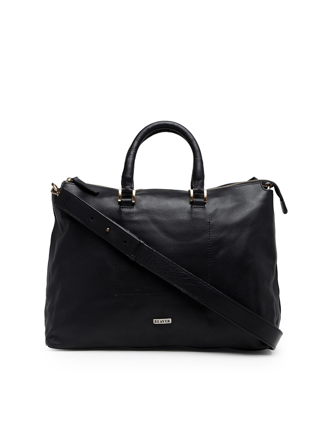 

BEAVER Black Solid Handheld Bag