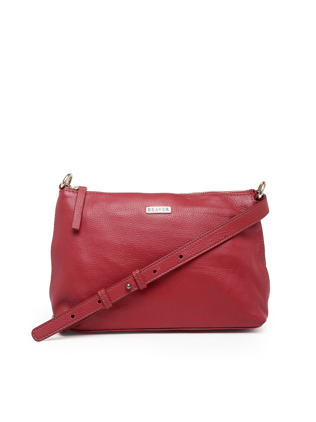 

BEAVER Red Solid Sling Bag