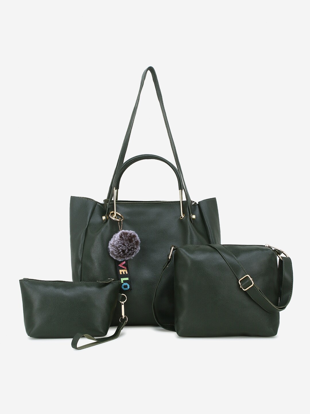 

Stropcarry Green Solid Shoulder Bag