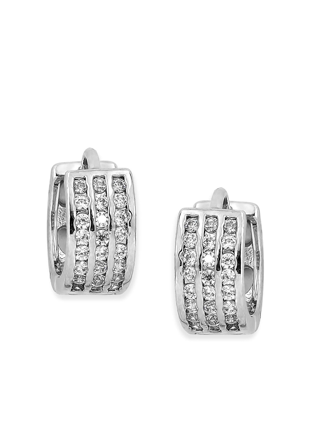 

TOKYO TALKIES X rubans FASHION ACCESSORIES Silver-Plated Zircon Contemporary Studs