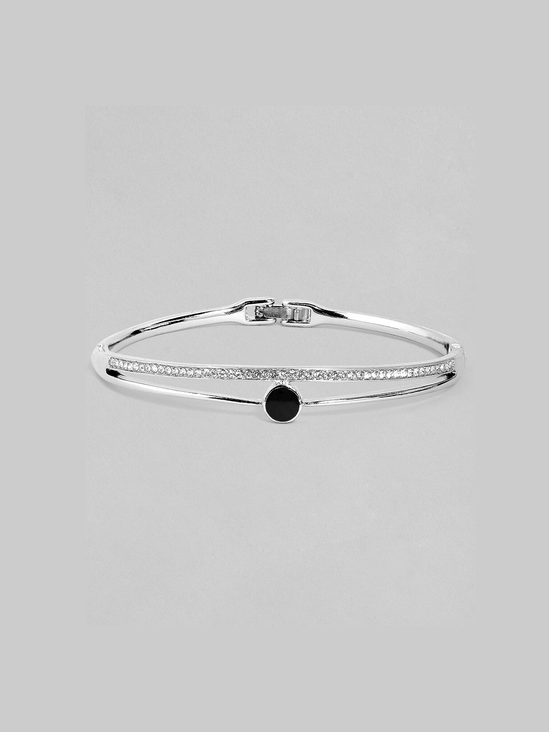 

TOKYO TALKIES X rubans FASHION ACCESSORIES Silver-Plated Handcrafted Bangle-Style Bracelet