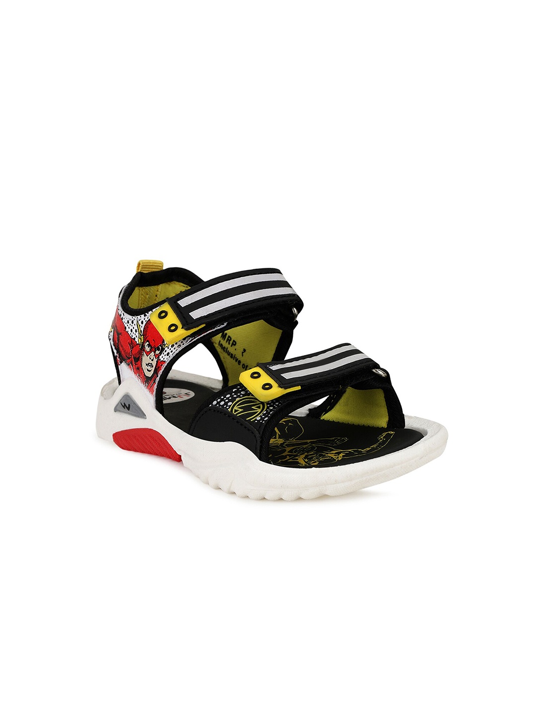 

Campus Unisex Kids Black & White Comfort Sandals